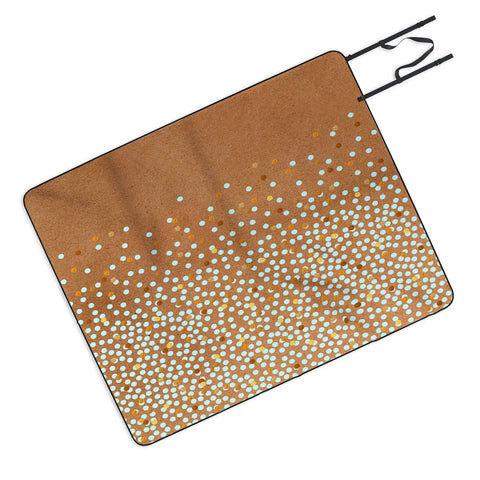 Iveta Abolina Mint Splash Picnic Blanket