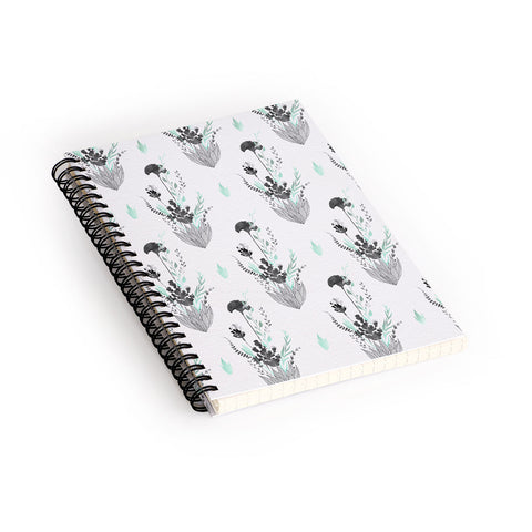Iveta Abolina Mint Tea Spiral Notebook