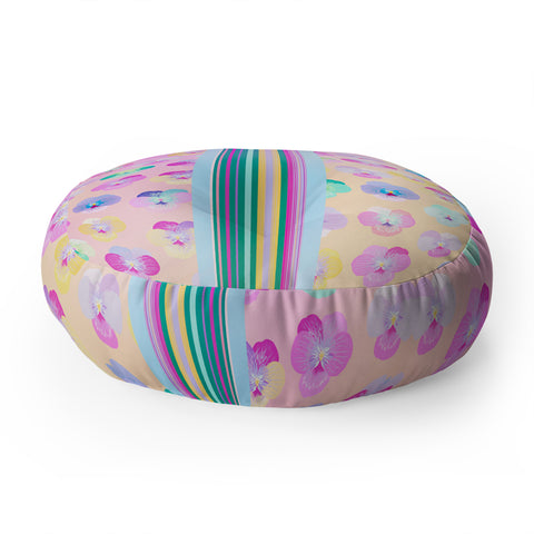 Iveta Abolina Moselle Bande I Floor Pillow Round