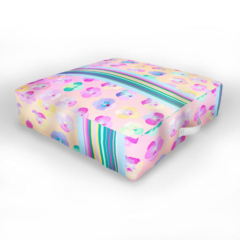 Iveta Abolina Moselle Bande I Outdoor Floor Cushion