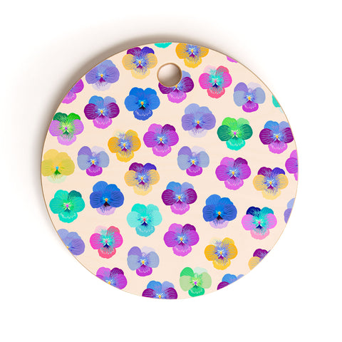 Iveta Abolina Moselle Cream Cutting Board Round