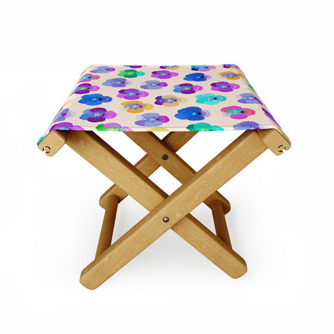 Iveta Abolina Moselle Cream Folding Stool