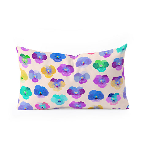 Iveta Abolina Moselle Cream Oblong Throw Pillow