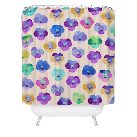 Iveta Abolina Moselle Cream Shower Curtain