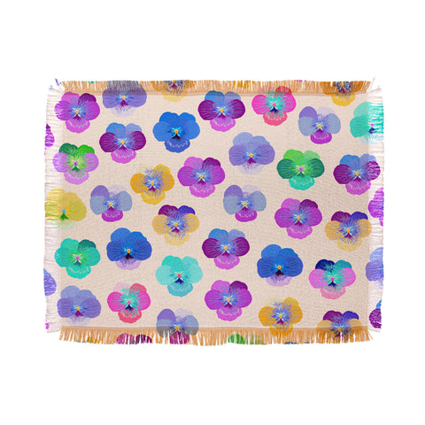 Iveta Abolina Moselle Cream Throw Blanket