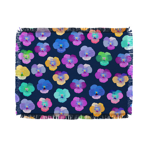 Iveta Abolina Moselle Night Throw Blanket