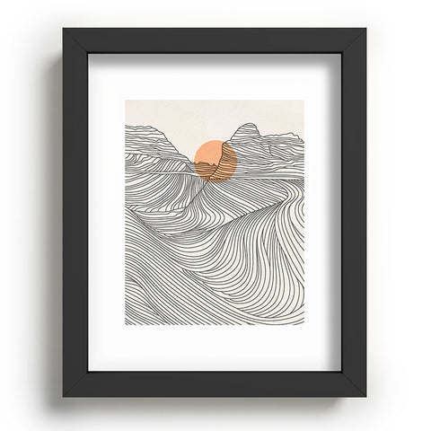 Iveta Abolina Mountain Line Series No 1 Recessed Framing Rectangle