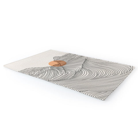 Iveta Abolina Mountain Line Series No 1 Area Rug