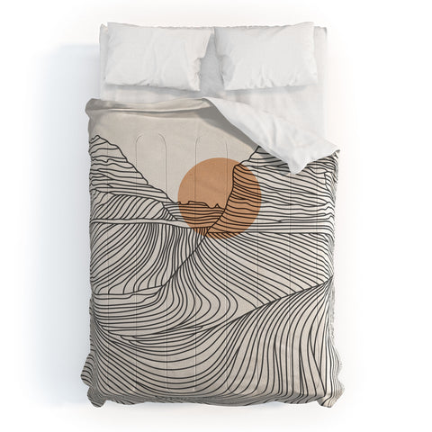 Iveta Abolina Mountain Line Series No 1 Comforter
