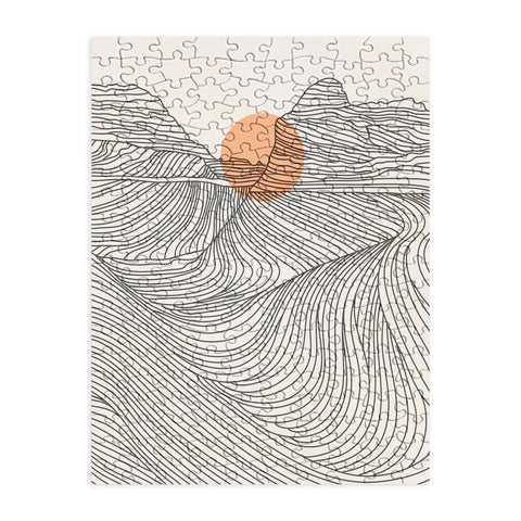 Iveta Abolina Mountain Line Series No 1 Puzzle