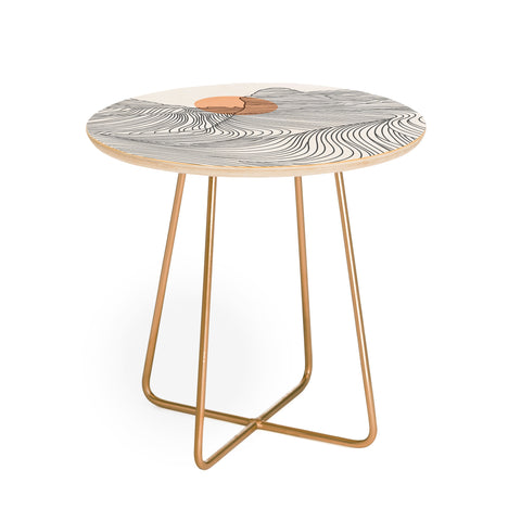 Iveta Abolina Mountain Line Series No 1 Round Side Table