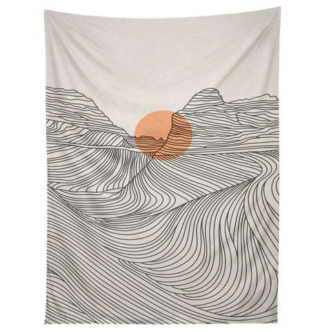 Iveta Abolina Mountain Line Series No 1 Tapestry