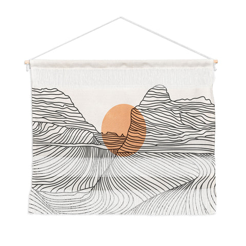 Iveta Abolina Mountain Line Series No 1 Wall Hanging Landscape