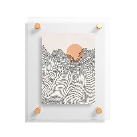 Iveta Abolina Mountain Line Series No 2 Floating Acrylic Print
