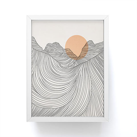 Iveta Abolina Mountain Line Series No 2 Framed Mini Art Print