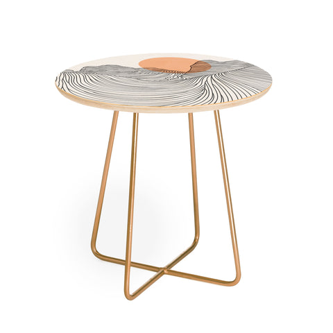 Iveta Abolina Mountain Line Series No 2 Round Side Table
