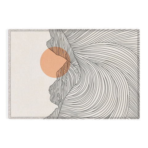 Iveta Abolina Mountain Line Series No 2 Outdoor Rug