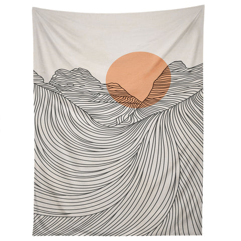 Iveta Abolina Mountain Line Series No 2 Tapestry