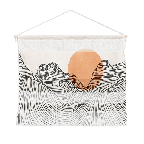 Iveta Abolina Mountain Line Series No 2 Wall Hanging Landscape