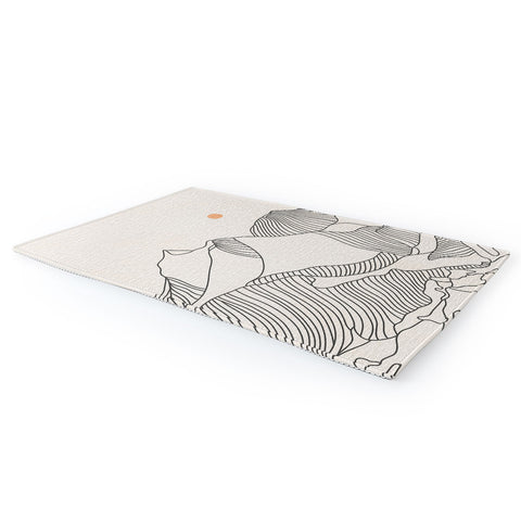 Iveta Abolina Mountain Line Series No 3 Area Rug