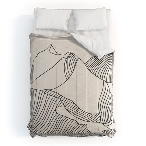 Iveta Abolina Mountain Line Series No 3 Comforter