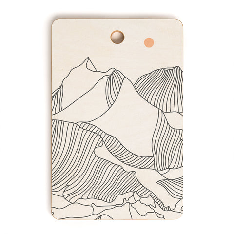 Iveta Abolina Mountain Line Series No 3 Cutting Board Rectangle