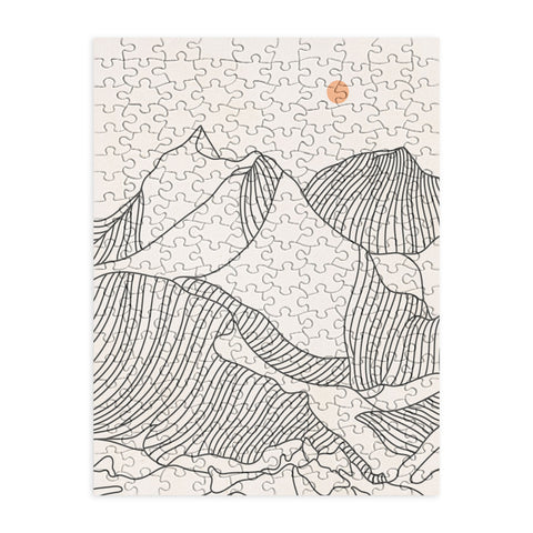 Iveta Abolina Mountain Line Series No 3 Puzzle