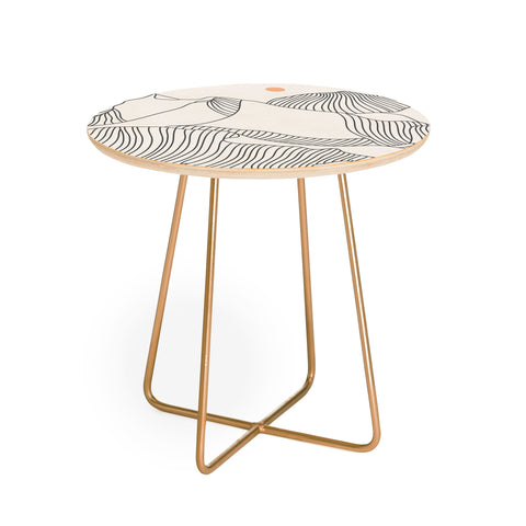 Iveta Abolina Mountain Line Series No 3 Round Side Table