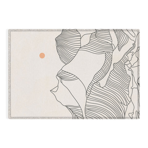 Iveta Abolina Mountain Line Series No 3 Outdoor Rug