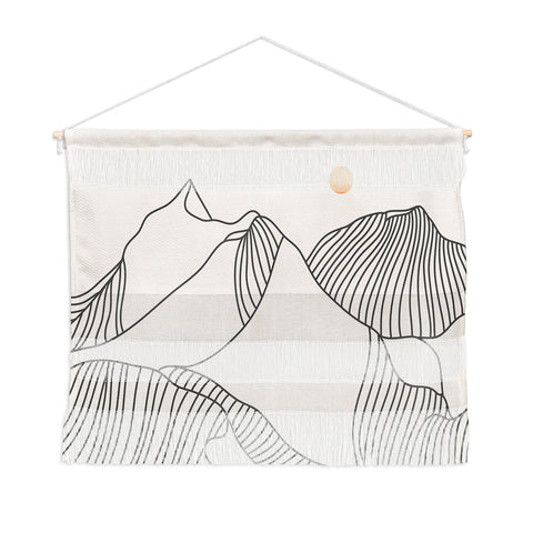 Iveta Abolina Mountain Line Series No 3 Wall Hanging Landscape