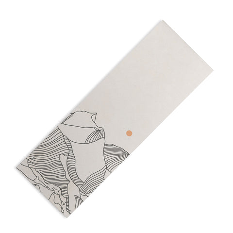 Iveta Abolina Mountain Line Series No 3 Yoga Mat