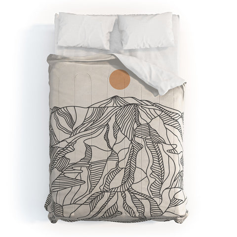 Iveta Abolina Mountain Line Series No 4 Comforter