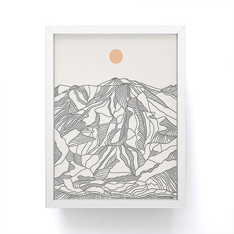Iveta Abolina Mountain Line Series No 4 Framed Mini Art Print