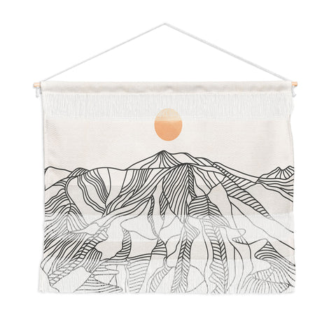 Iveta Abolina Mountain Line Series No 4 Wall Hanging Landscape