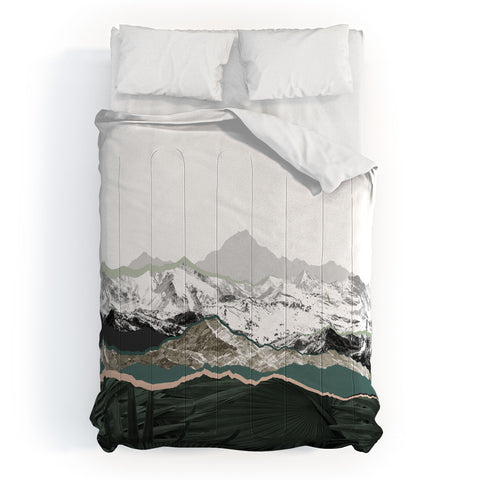 Iveta Abolina Mountainside jungle Comforter