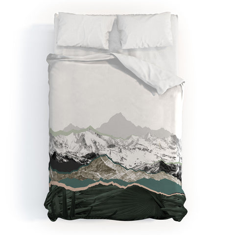 Iveta Abolina Mountainside jungle Duvet Cover