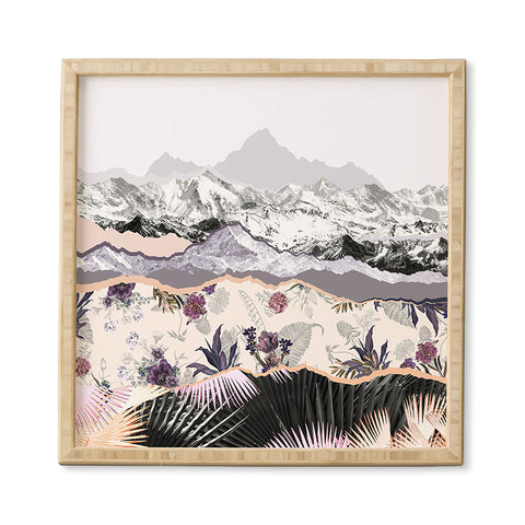 Iveta Abolina Mountainside jungle II Framed Wall Art