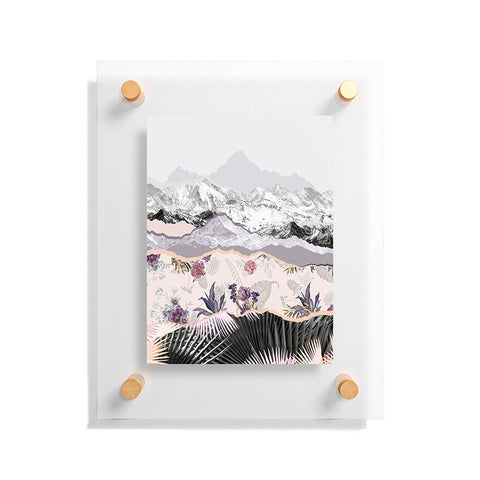 Iveta Abolina Mountainside jungle II Floating Acrylic Print