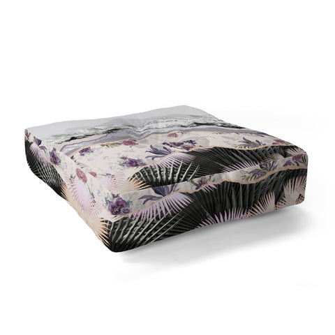 Iveta Abolina Mountainside jungle II Floor Pillow Square