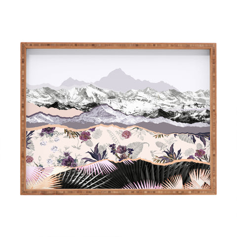 Iveta Abolina Mountainside jungle II Rectangular Tray