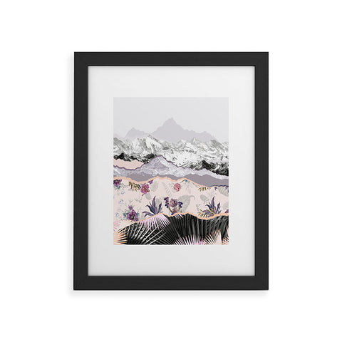 Iveta Abolina Mountainside jungle II Framed Art Print