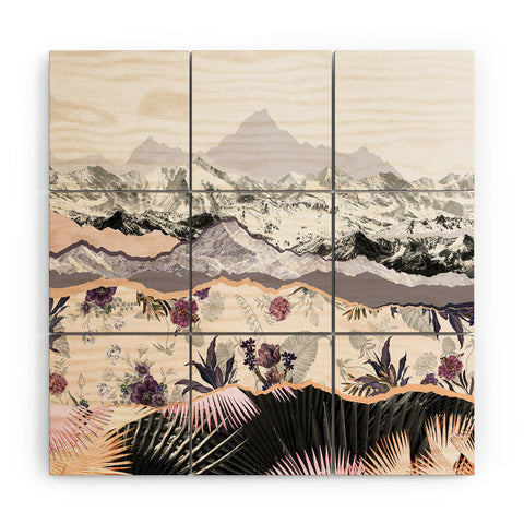 Iveta Abolina Mountainside jungle II Wood Wall Mural