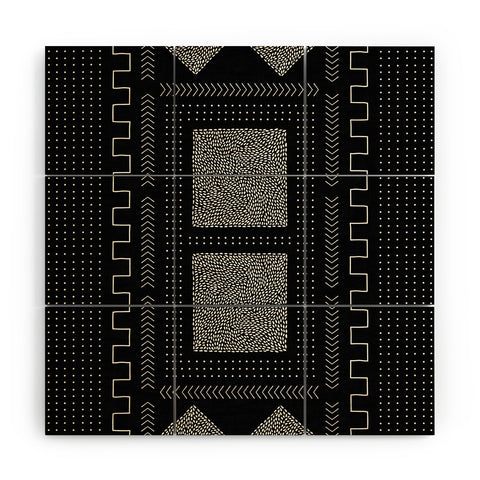 Iveta Abolina Mud Cloth Inspo I Wood Wall Mural