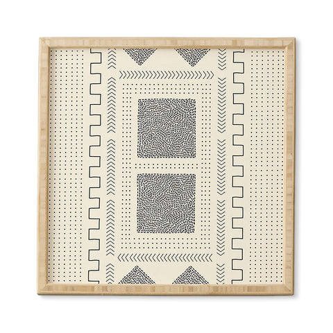 Iveta Abolina Mud Cloth Inspo II Framed Wall Art