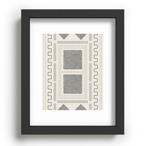 Iveta Abolina Mud Cloth Inspo II Recessed Framing Rectangle