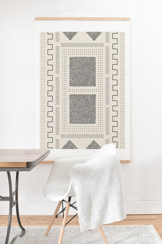 Iveta Abolina Mud Cloth Inspo II Art Print And Hanger