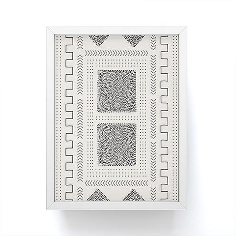 Iveta Abolina Mud Cloth Inspo II Framed Mini Art Print