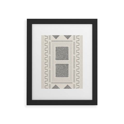 Iveta Abolina Mud Cloth Inspo II Framed Art Print