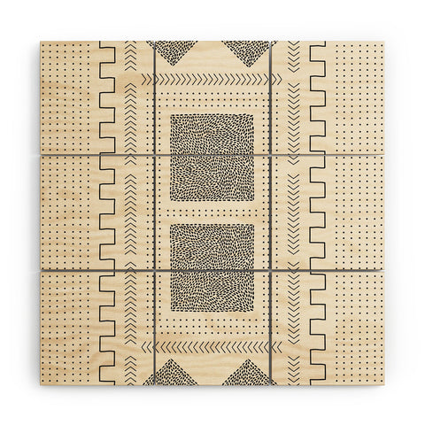 Iveta Abolina Mud Cloth Inspo II Wood Wall Mural