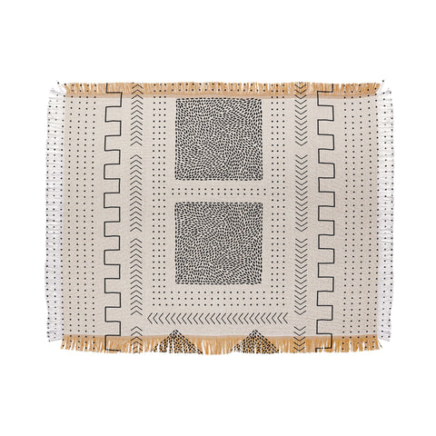 Iveta Abolina Mud Cloth Inspo II Throw Blanket